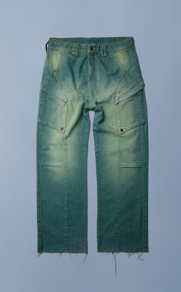 CALÇA BRUBECK STRAIGHT JEANS WASHED AZUL [PRÉ-VENDA]