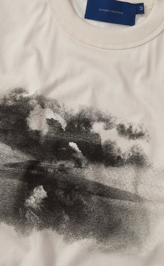 CAMISETA QC 24 DE OUTUBRO BOXY OFF WHITE