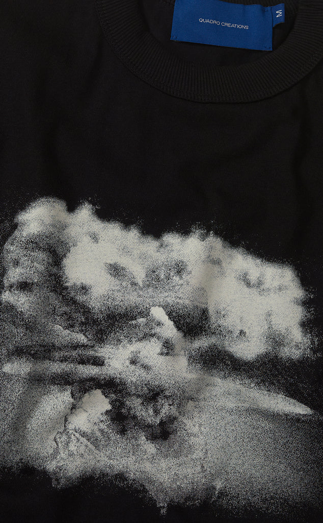 CAMISETA QC 24 DE OUTUBRO BOXY PRETO