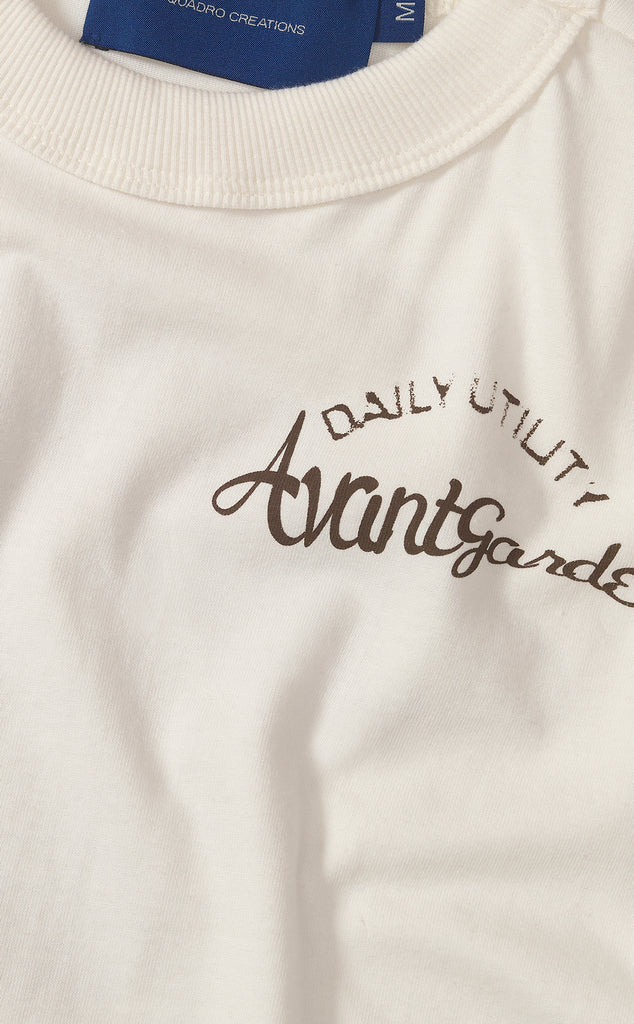 CAMISETA QC DAILY COGU BABY TEE OFF WHITE