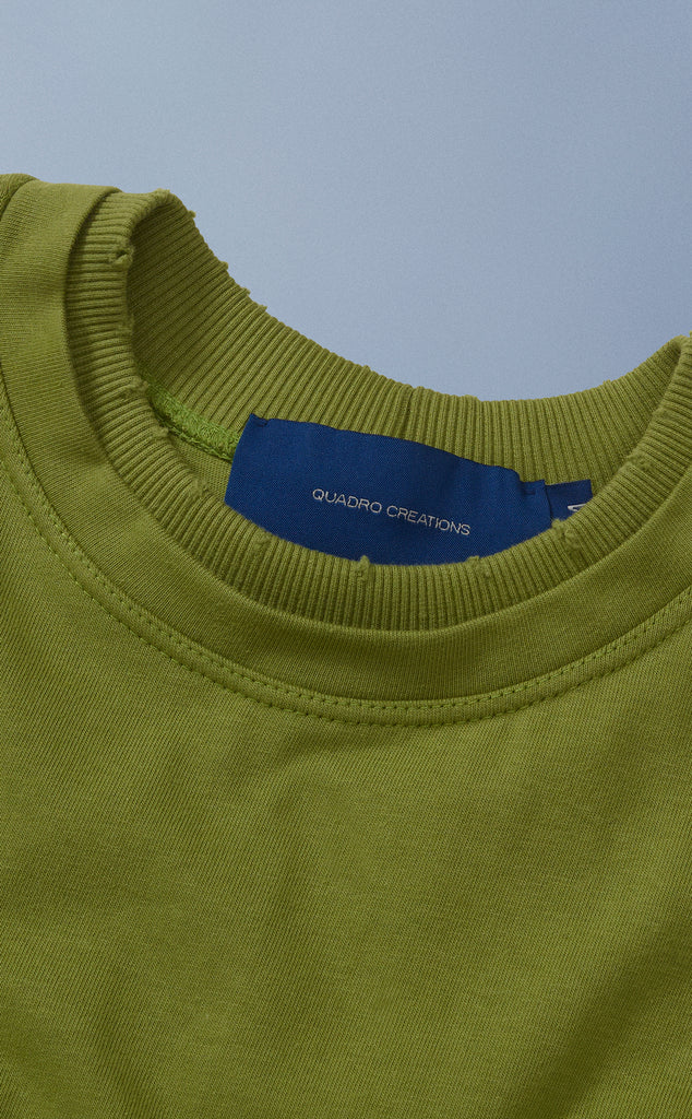 CAMISETA QC DOUBLE TEE BOXY ML VERDE