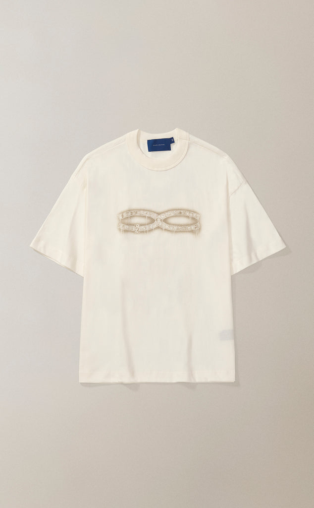 CAMISETA QC ARQUEOLOGOS BOXY OFF WHITE