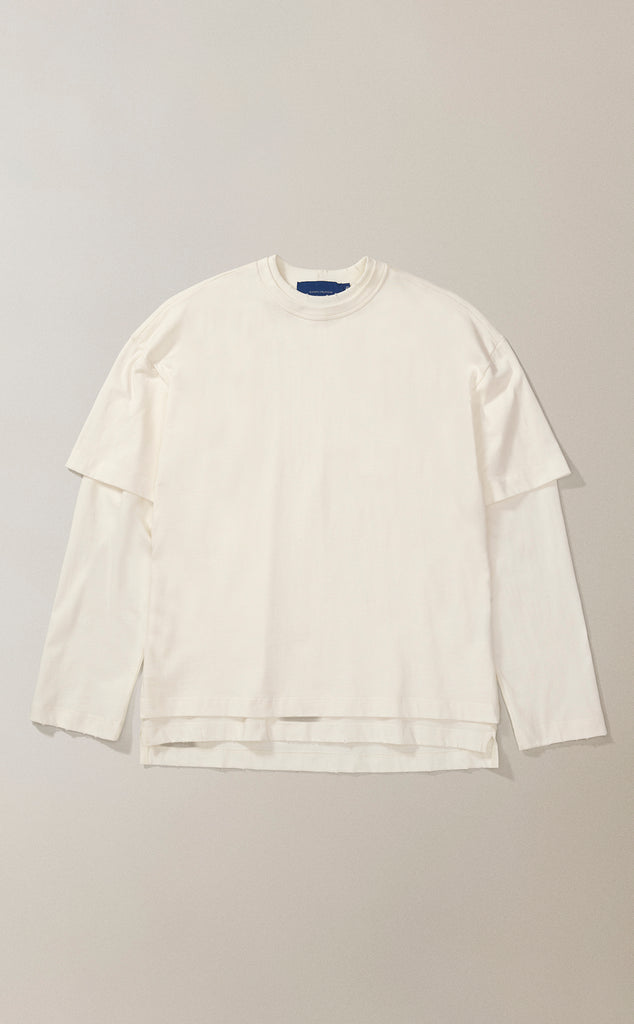 CAMISETA QC DOUBLE TEE BOXY ML OFF WHITE