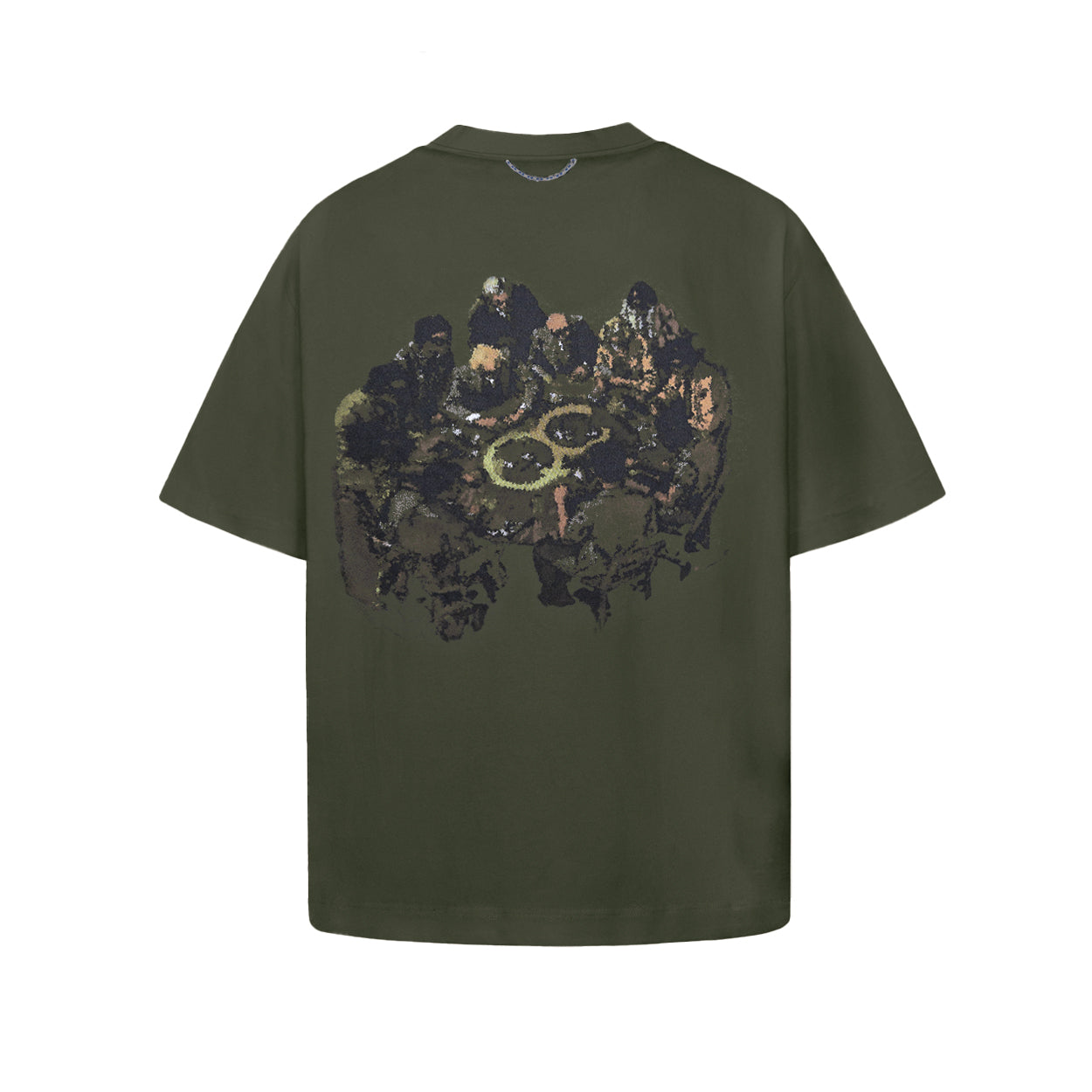 CAMISETA QC REUNIÃO BOXY VERDE