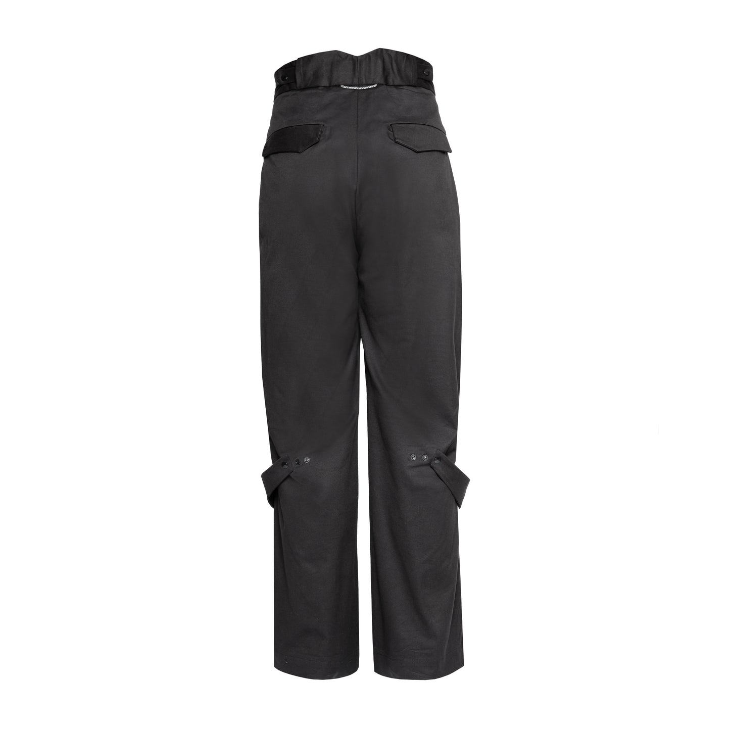 ASKEW TAILORED BLACK TROUSERS