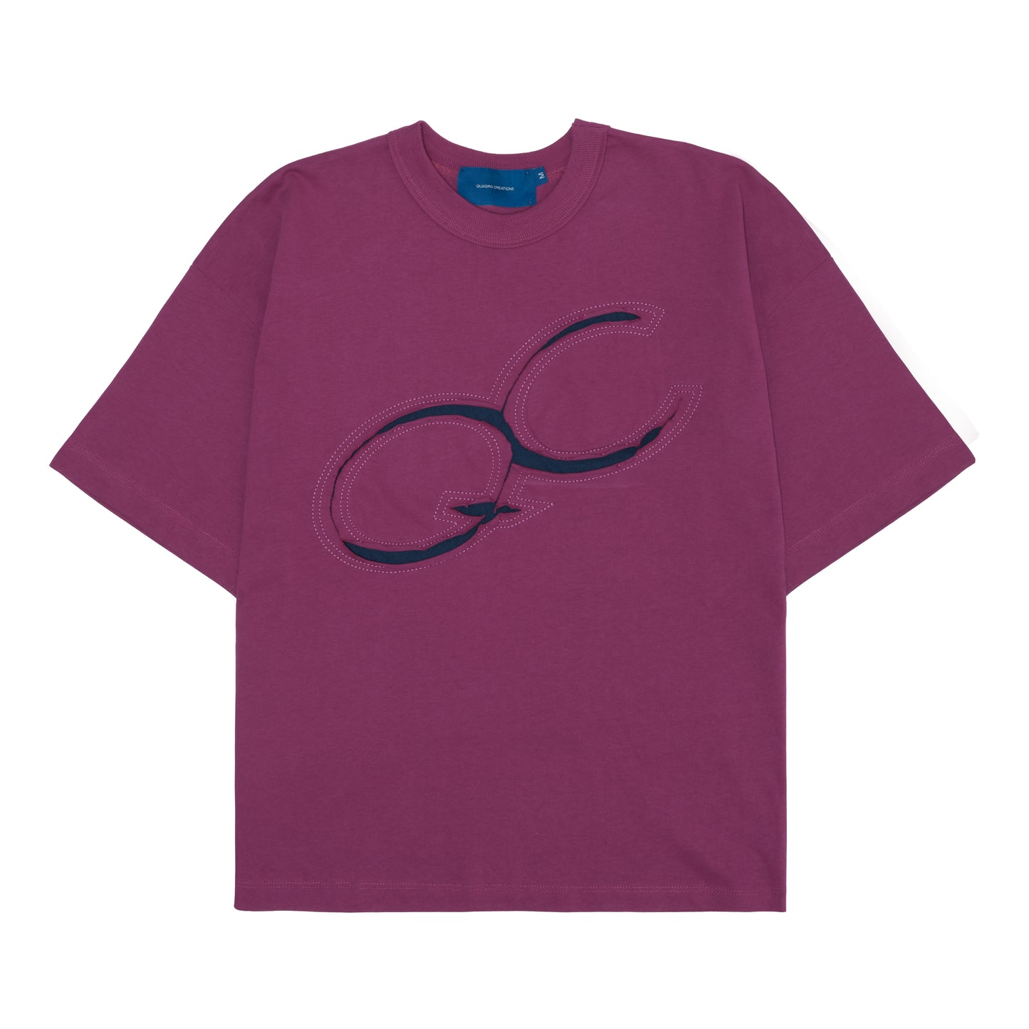 UNDERSTITCH MAGENTA T-SHIRT