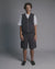SSUNA DARK GREY PUFFER VEST